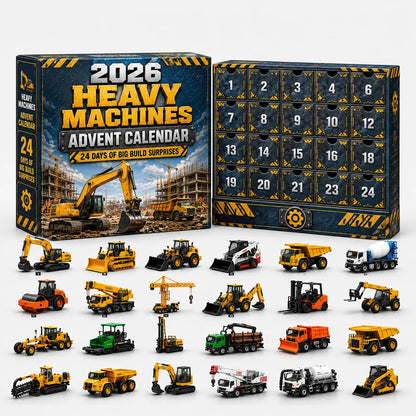 Vehicle Advent Calendar Die-Cast Metal 24 Miniature Models