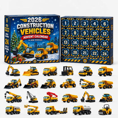 Vehicle Advent Calendar Die-Cast Metal 24 Miniature Models
