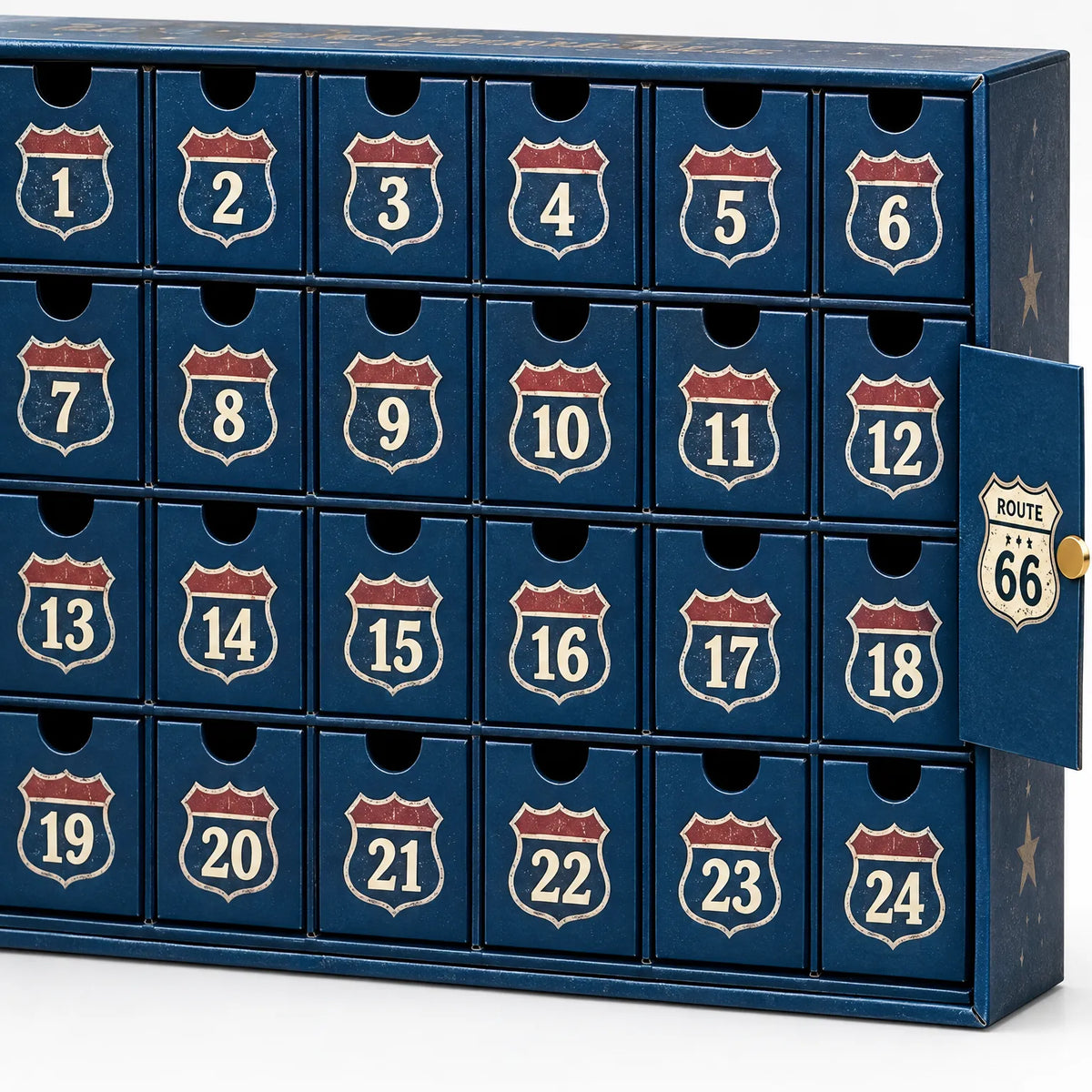 Vehicle Advent Calendar Die-Cast Metal 24 Miniature Models