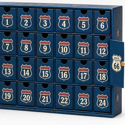 Vehicle Advent Calendar Die-Cast Metal 24 Miniature Models
