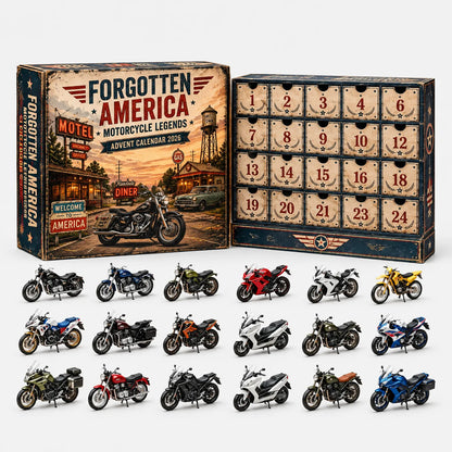 Vehicle Advent Calendar Die-Cast Metal 24 Miniature Models