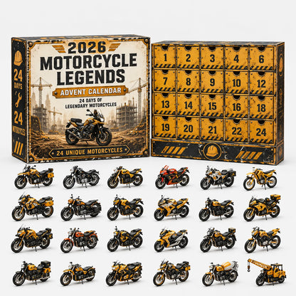 Vehicle Advent Calendar Die-Cast Metal 24 Miniature Models
