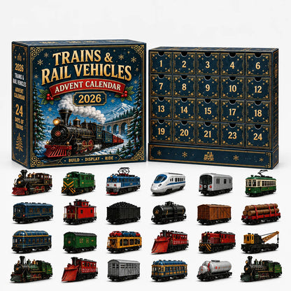 Vehicle Advent Calendar Die-Cast Metal 24 Miniature Models