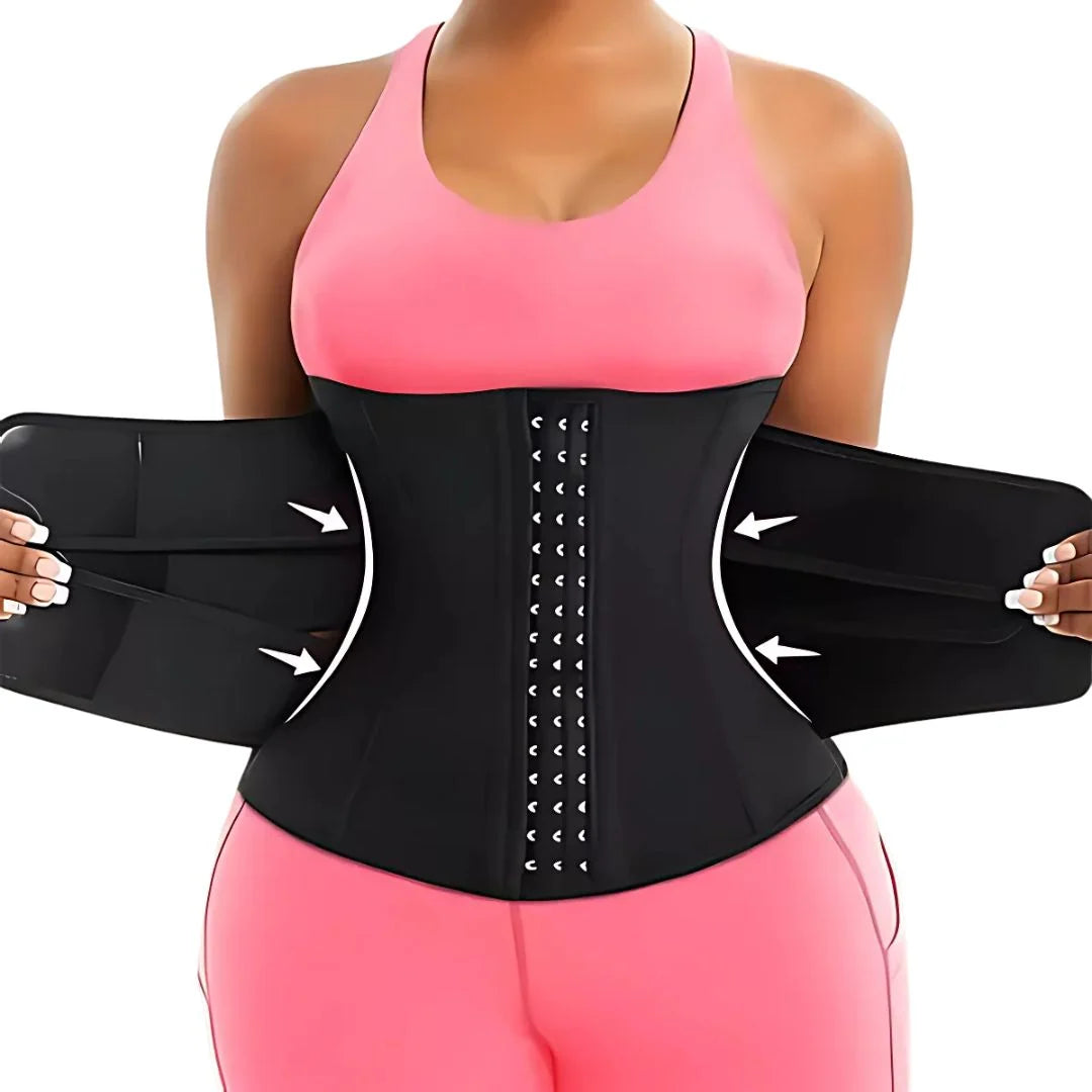 Waist Trainer Belt Breathable Neoprene Triple Compression Core Support