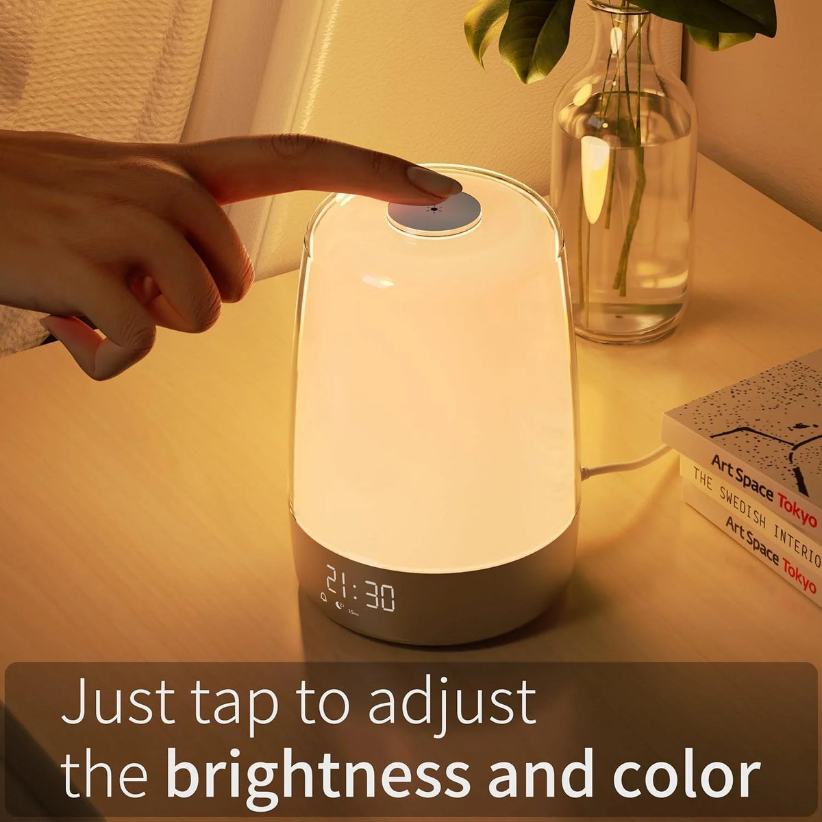 Wake-Up Lamp Sunrise Simulation USB-C Rechargeable & Portable