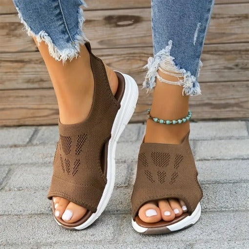 Walking Sandals Adjustable Straps Cushioned Arch Support