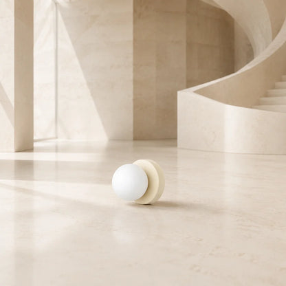 Wall & Ceiling Light Frosted Glass Dual Mount LED Included