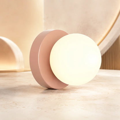 Wall & Ceiling Light Frosted Glass Dual Mount LED Included