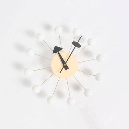 Wall Clock Silent Quartz 3D Minimalist Wood Accents