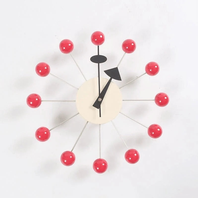 Wall Clock Silent Quartz 3D Minimalist Wood Accents