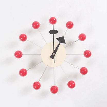 Wall Clock Silent Quartz 3D Minimalist Wood Accents
