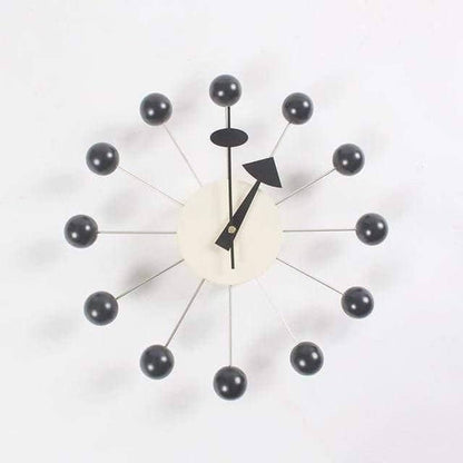 Wall Clock Silent Quartz 3D Minimalist Wood Accents