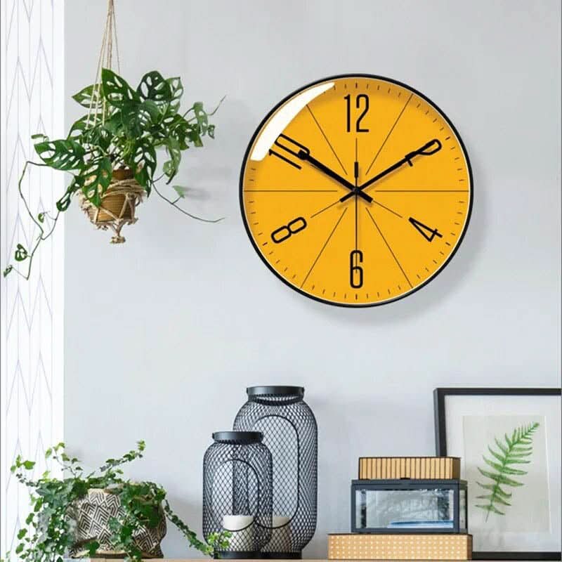 Wall Clock Silent Quartz Easy-To-Read Display
