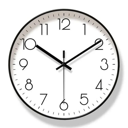 Wall Clock Silent Quartz Easy-To-Read Display