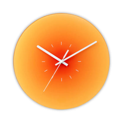 Wall Clock Silent Quartz Glass Face 11.8 Inch