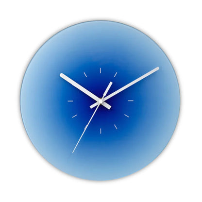 Wall Clock Silent Quartz Glass Face 11.8 Inch