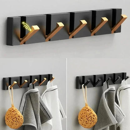 Wall Hook Aluminum Foldable Space-Saving Design