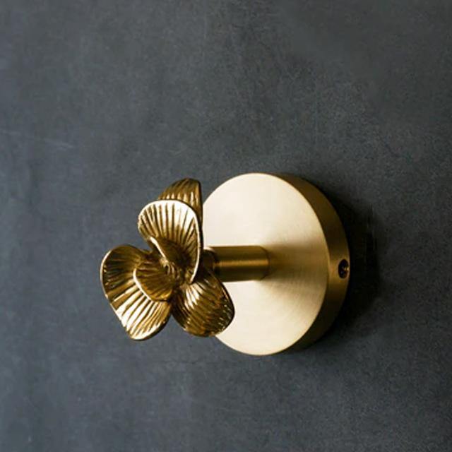 Wall Hook Solid Brass Polished Gold Animal Design