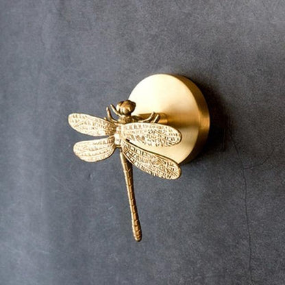Wall Hook Solid Brass Polished Gold Animal Design