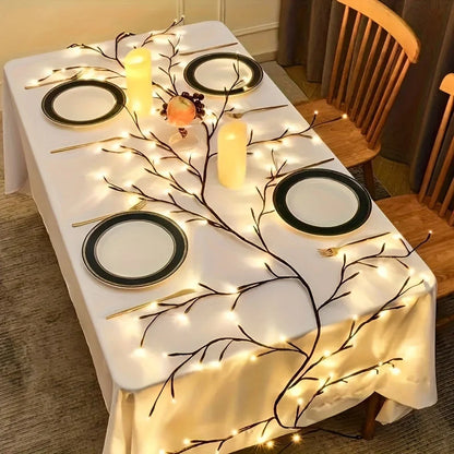 Wall Lamp Branch Design 96 Warm White LEDs USB-Powered