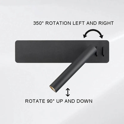 Wall Lamp Rotatable & Tiltable Head Dimmable Energy-Saving LED
