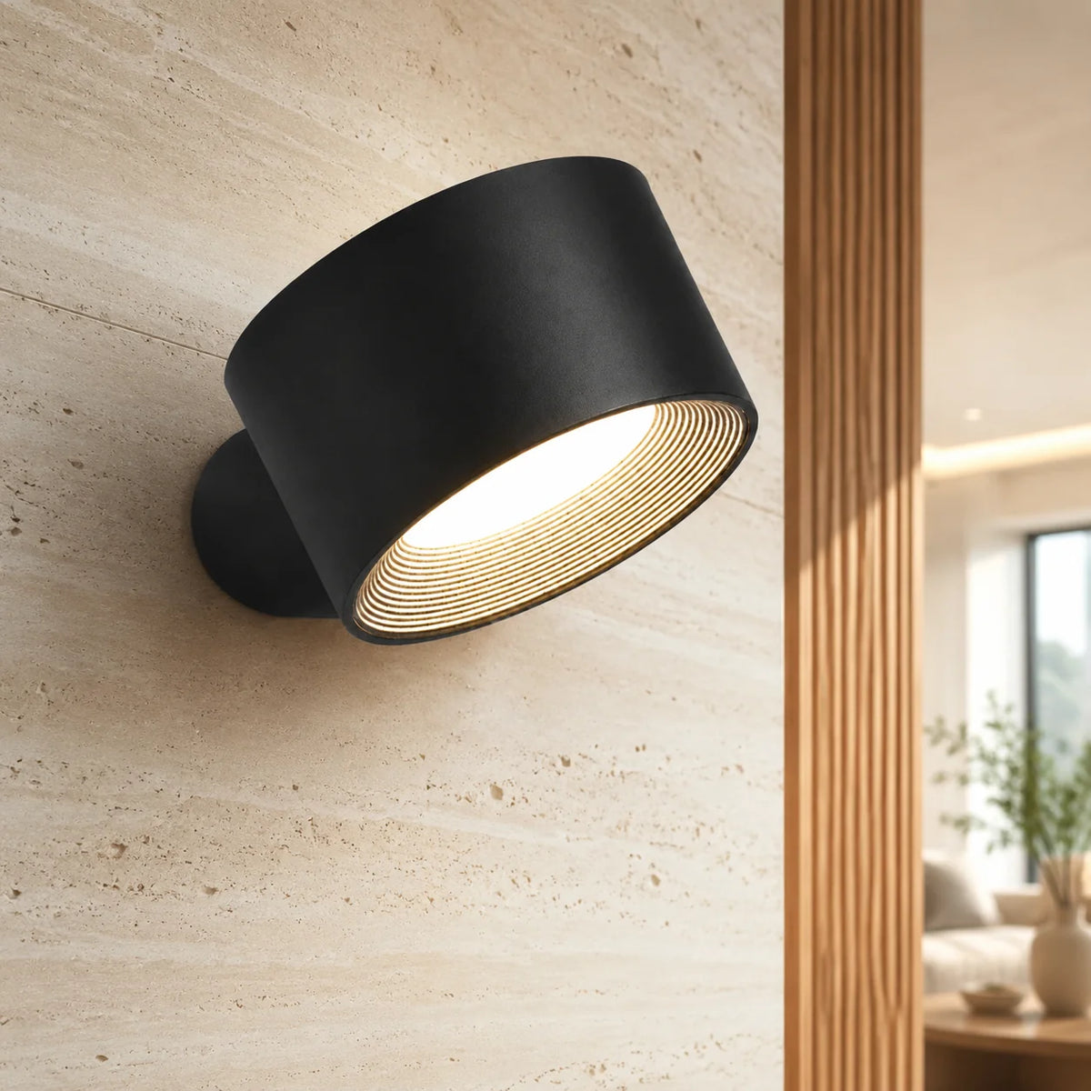 Wall Light Cordless Magnetic Rotating Head USB Rechargeable