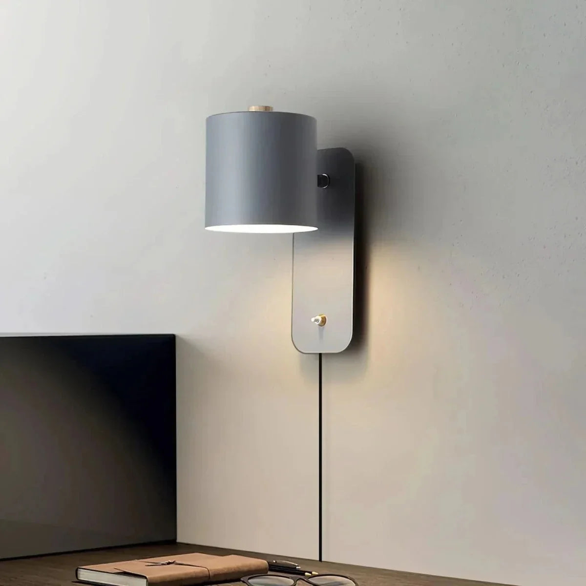 Wall Light Minimalist Design Hardwired Installation