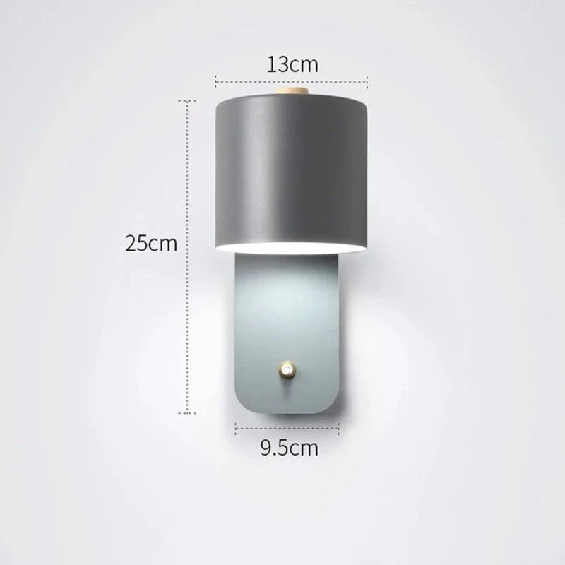 Wall Light Minimalist Design Hardwired Installation