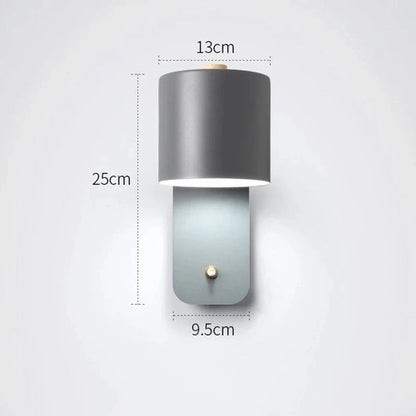 Wall Light Minimalist Design Hardwired Installation