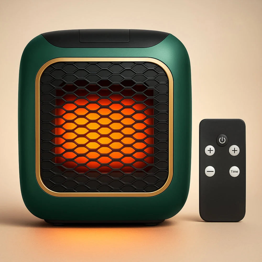 Wall-Mounted Ceramic Heater Energy-Efficient Adjustable Thermostat