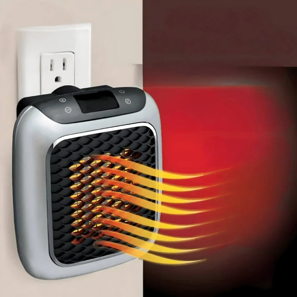Wall-Mounted Ceramic Heater Energy-Efficient Adjustable Thermostat