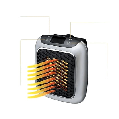 Wall-Mounted Ceramic Heater Energy-Efficient Adjustable Thermostat