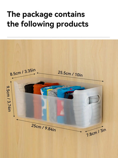 Wall-Mounted Drawer Organizer Multi-Compartment Space-Saving