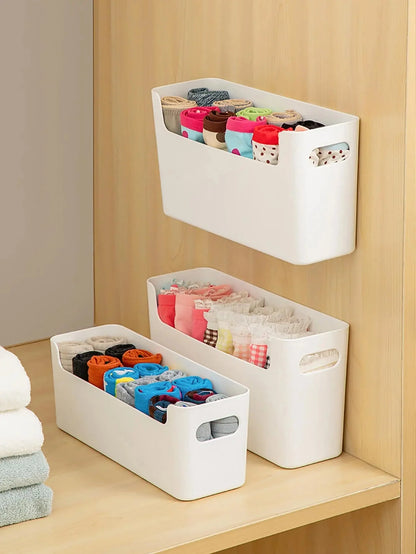Wall-Mounted Drawer Organizer Multi-Compartment Space-Saving