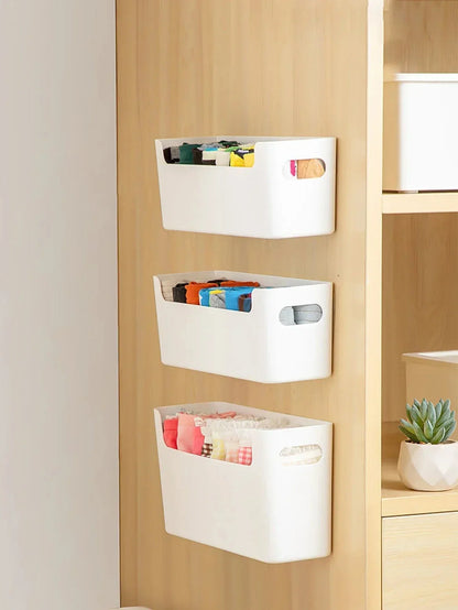 Wall-Mounted Drawer Organizer Multi-Compartment Space-Saving