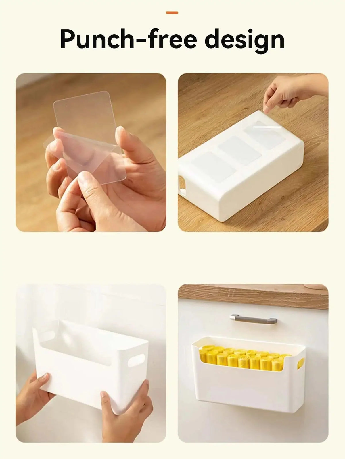 Wall-Mounted Drawer Organizer Multi-Compartment Space-Saving