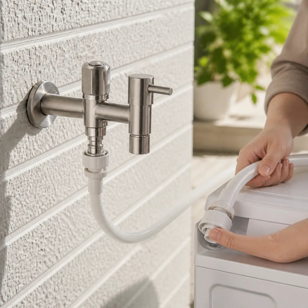 Wall-Mounted Faucet Stainless Steel 304 Flexible Connection