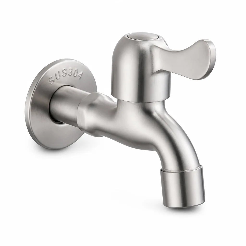 Wall-Mounted Faucet Stainless Steel 304 Flexible Connection