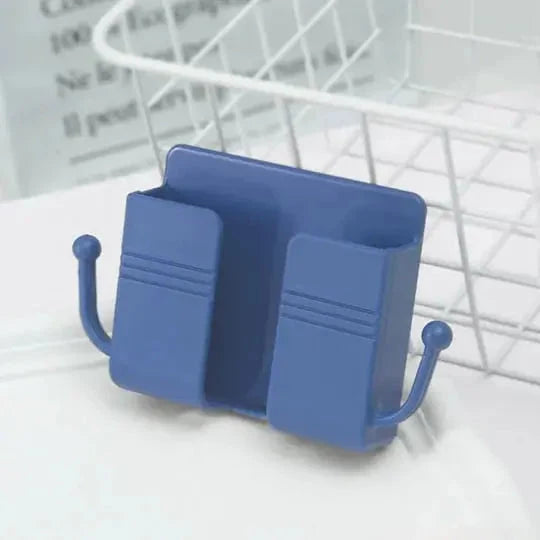 Wall-Mounted Phone & Remote Holder Tool-Free Mounting
