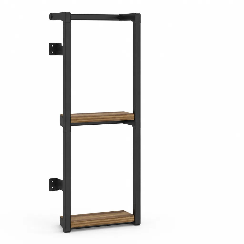 Wall-Mounted Stainless Steel Towel Rack (2-Tier)