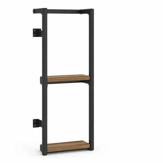 Wall-Mounted Stainless Steel Towel Rack (2-Tier)