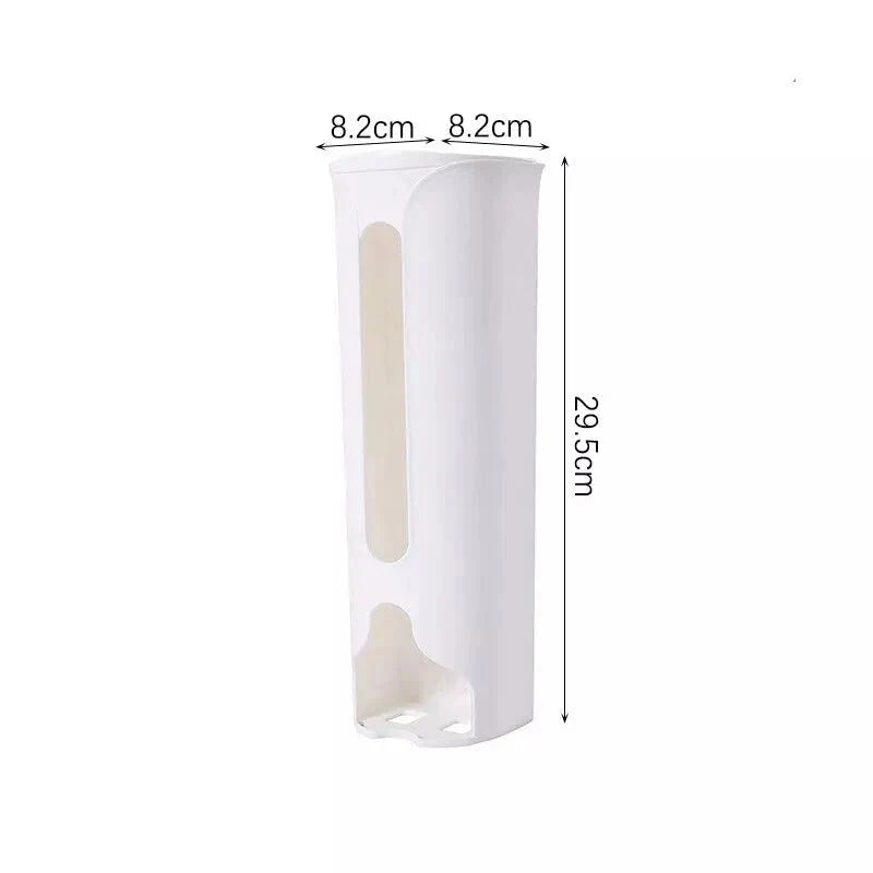 Wall-Mounted Storage Organizer Tool-Free Mounting Viewing Window
