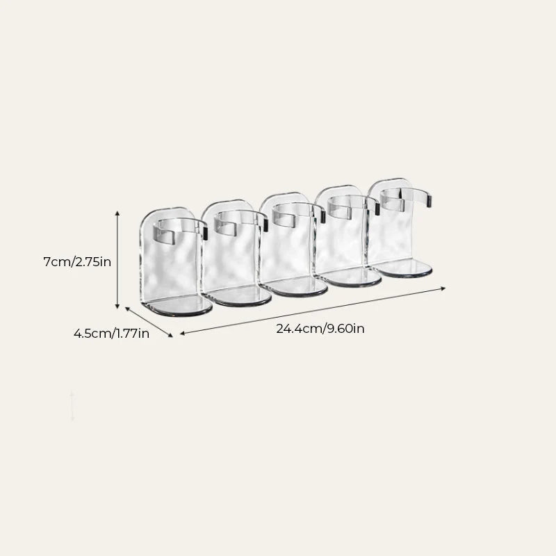Wall-Mounted Storage Shelf No-Drill Adjustable Modular