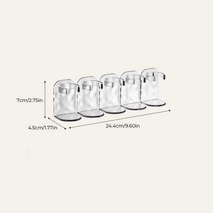 Wall-Mounted Storage Shelf No-Drill Adjustable Modular