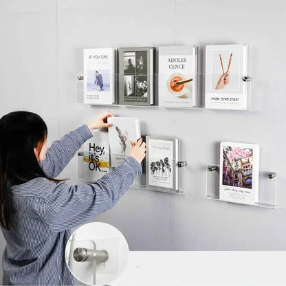 Wall Organizer Clear Acrylic Wall-Mounted