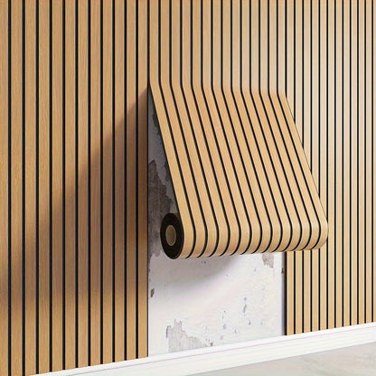 Wall Panels Self-Adhesive 3D Wood-Look Moisture Resistant