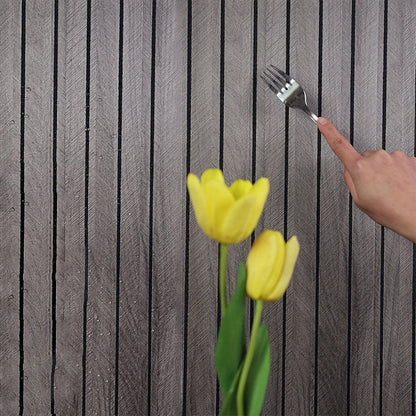 Wall Panels Self-Adhesive 3D Wood-Look Moisture Resistant