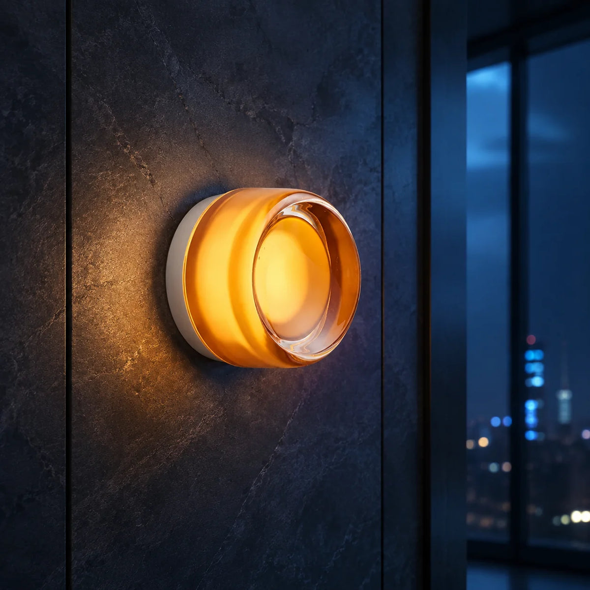 Wall Sconce Hardwired Integrated LED Textured Shade