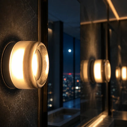 Wall Sconce Hardwired Integrated LED Textured Shade