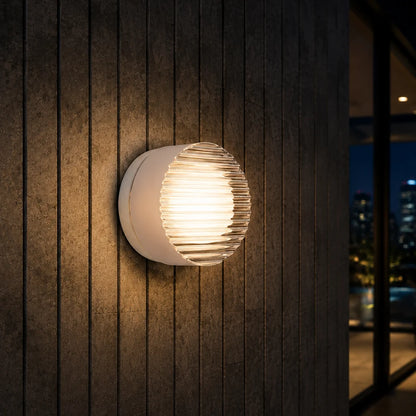 Wall Sconce Hardwired Integrated LED Textured Shade